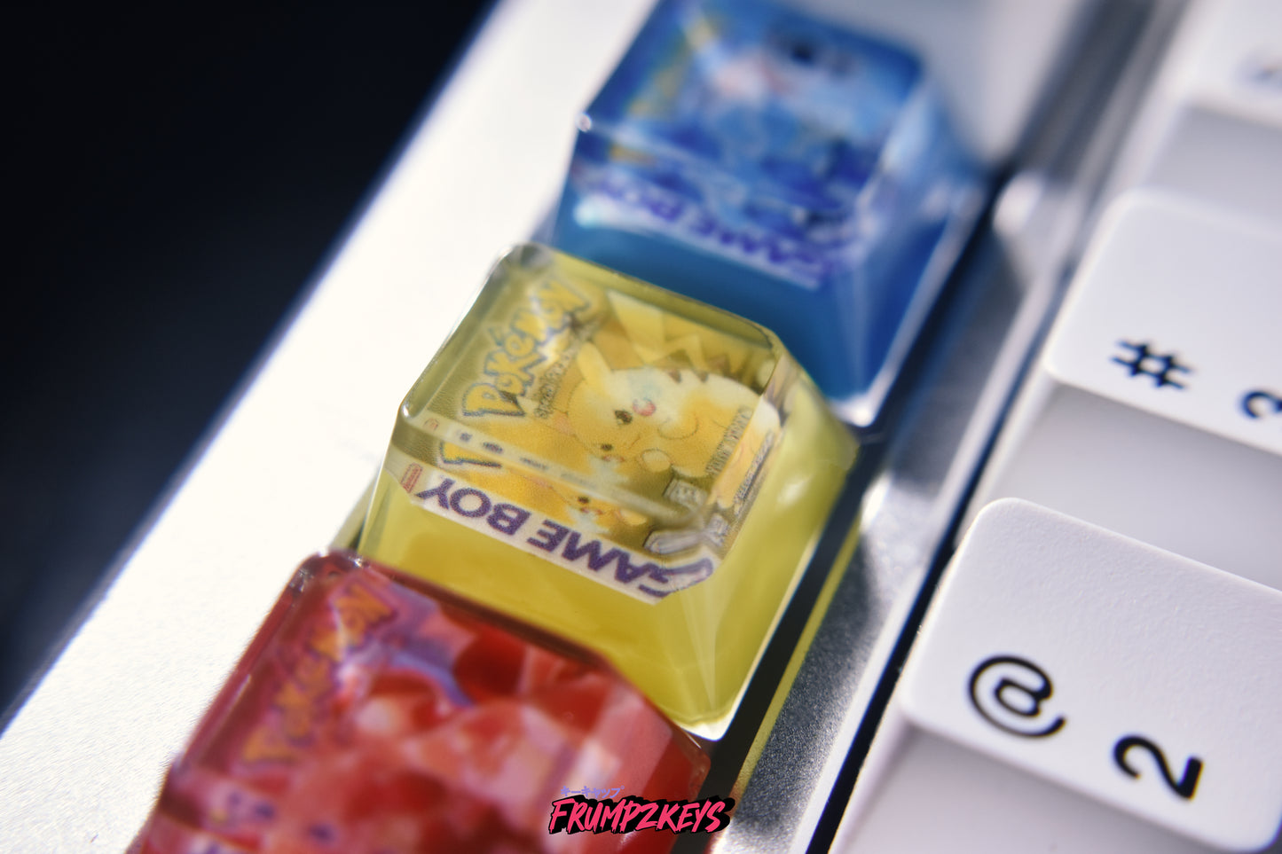 "Red/Yellow/Blue" Monster Game Keycaps