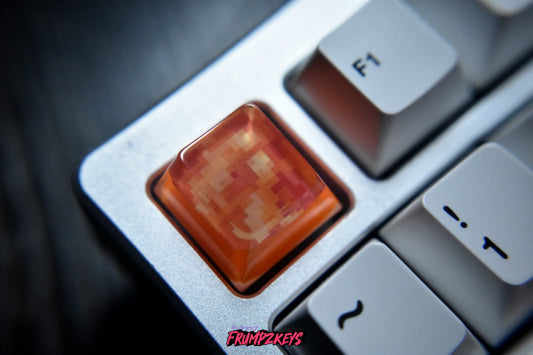 "Touch Lava" Block Game Keycap