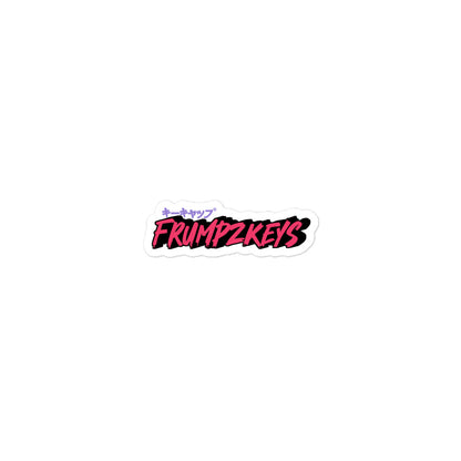 frumpzkeys logo sticker