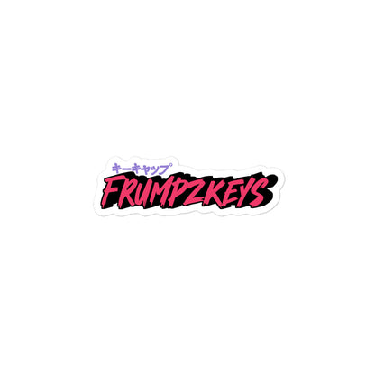 frumpzkeys logo sticker