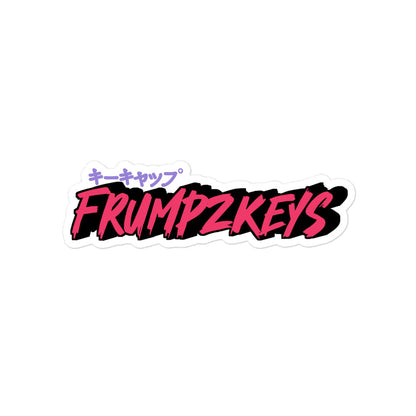 frumpzkeys logo sticker